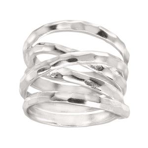 Wrapped up ring - Silpada .925 sterling silver. Size 5